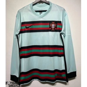 Portugalsko 2020 Retro Venkovní Dres Dlouhý Rukáv